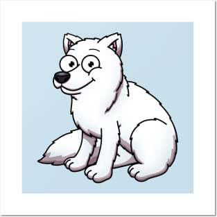 Cute Arctic Fox Posters and Art